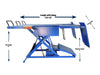 iDEAL A-2200IEH-XR Electric Hydraulic ATV Lift Bench 2,200 lb Retractable Ramp