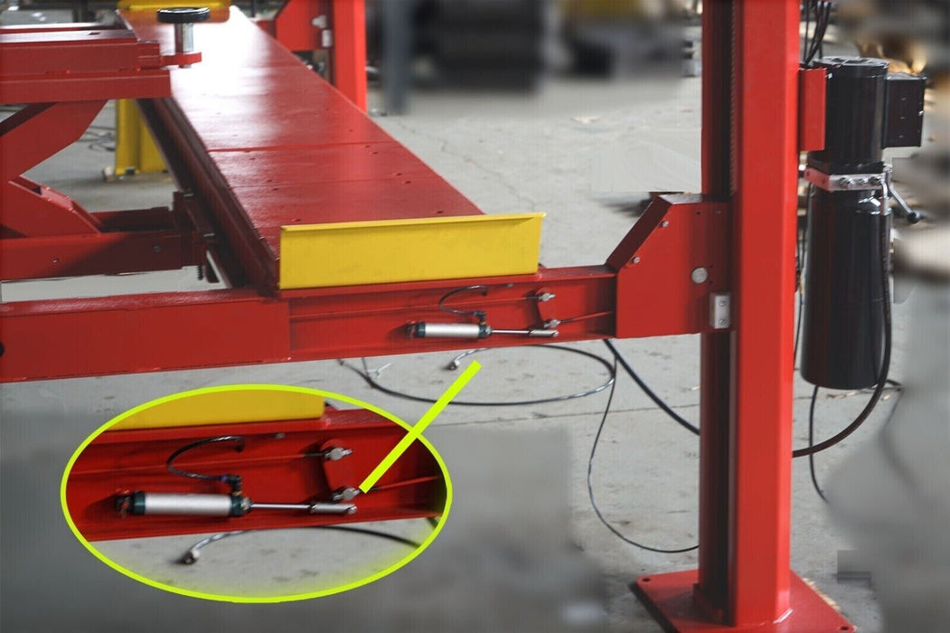 15000Lbs Four Posts Parking Lift 4-Post Auto Lift Alignment Rolling Jack Pickup