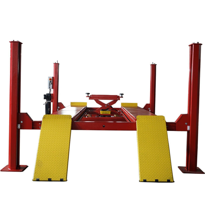 15000Lbs Four Posts Parking Lift 4-Post Auto Lift Alignment Rolling Jack Pickup