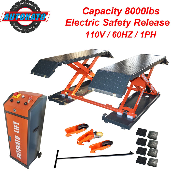 Katool X85 Mid-Rise Scissor Lift 8,000 lb - 110V