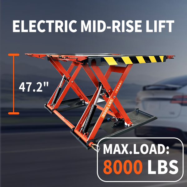Katool X90E Mid Rise Scissor Lift 220V